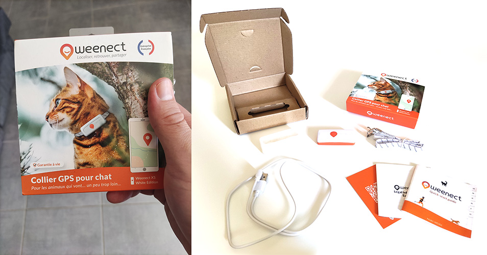 Unboxing Weenect XS for cat